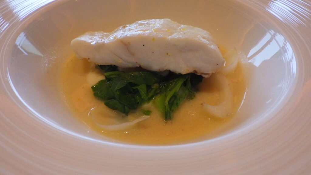 寒平目百合根と柚子